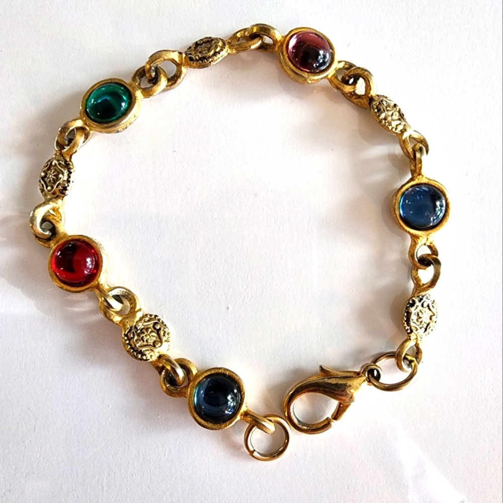Vintage GJD Gemstone Bracelet